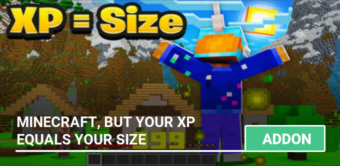 Mod: Minecraft, But Your Xp Equals Your Size