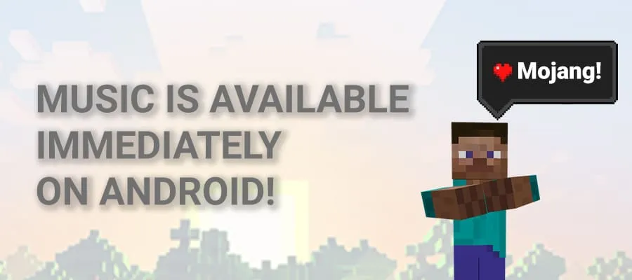 Minecraft music on Android