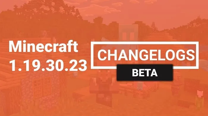 Minecraft 1.19.30.23