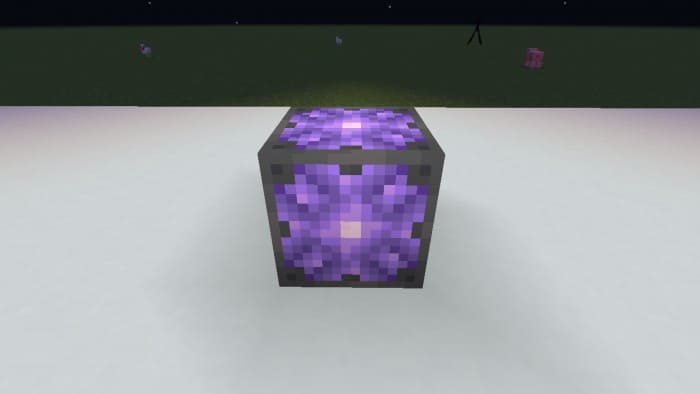 Amethyst lamp