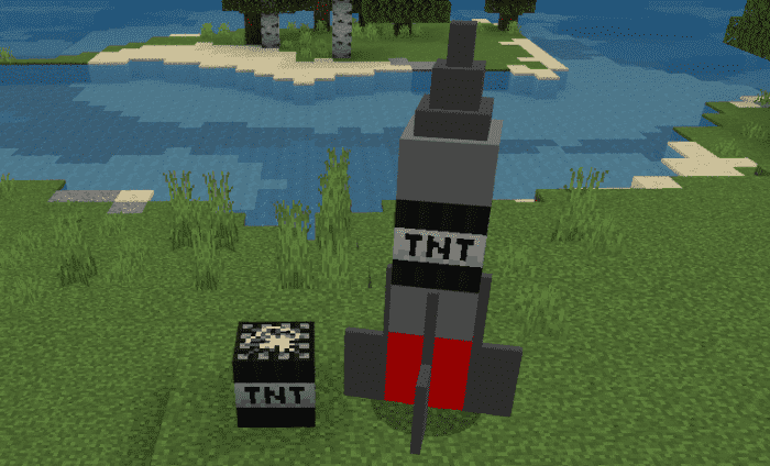 TNTx500 and Missile
