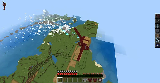 Flying over the world