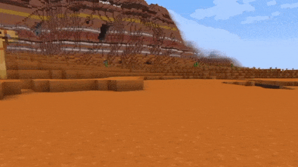 Camels in Minecraft gif