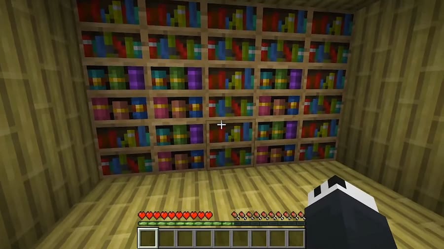 Bookshelves in Minecraft 1.20