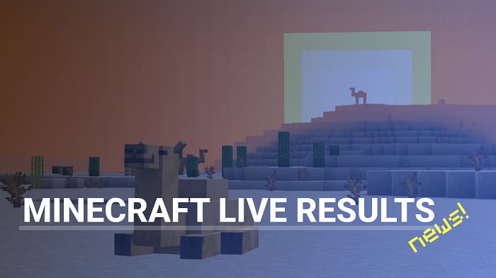Minecraft Live 2022 Results