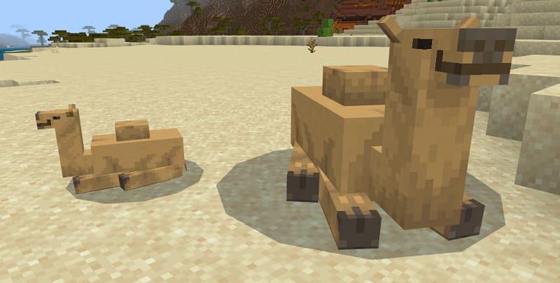 Camel mod for Minecraft PE 1.0.8