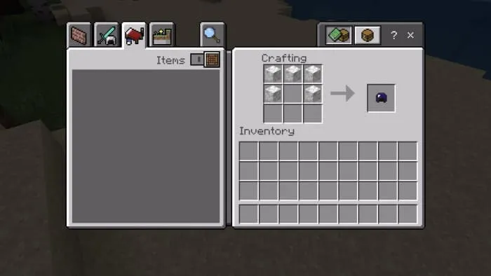 invisibility helmet recipe craft