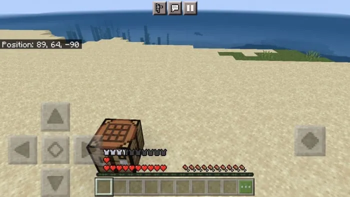 The player is invisible