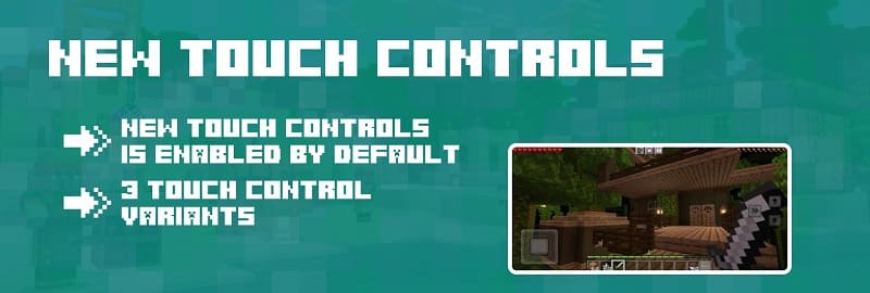 New Touch Controls in Minecraft