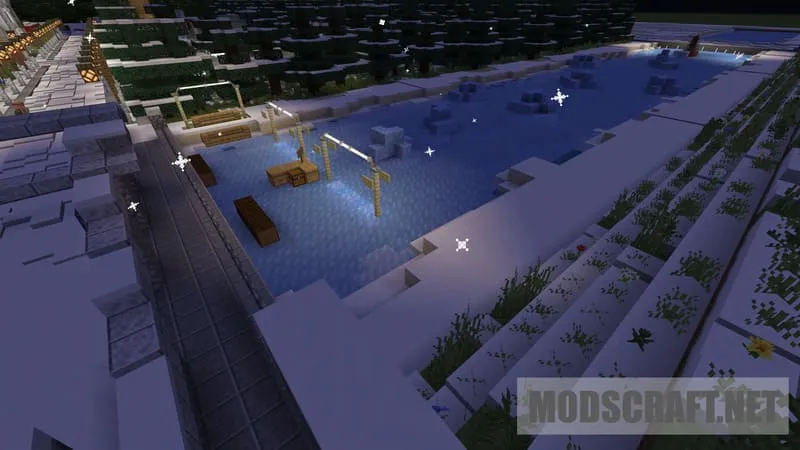 Ice rink in Oktyabrsk