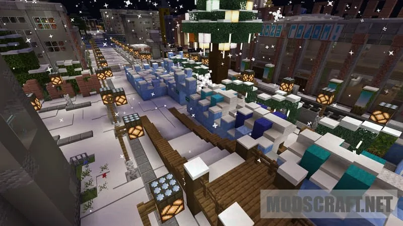 Snowy roads in Oktyabrsk