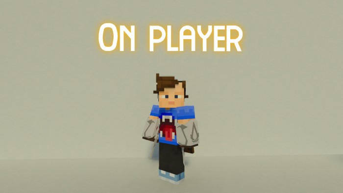 Player with hidden blades