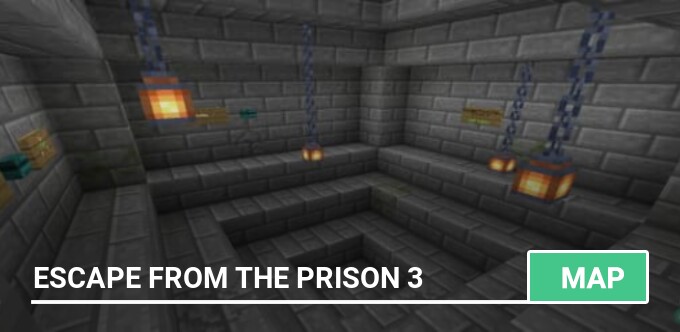 Escape From The Prison, Minecraft PE Maps