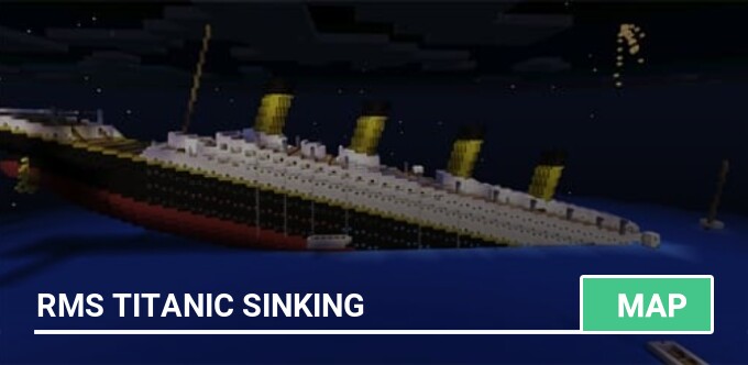 Map RMS Titanic Sinking for Minecraft