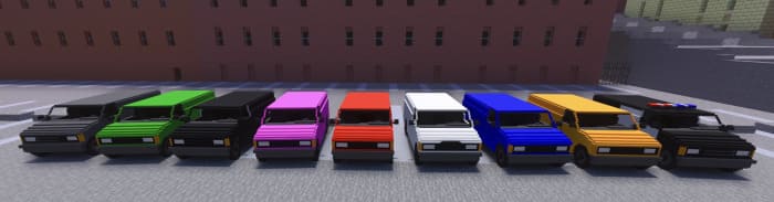 Delivery vans variants