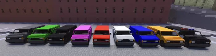 Delivery vans variants