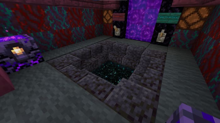 End portal in Nether