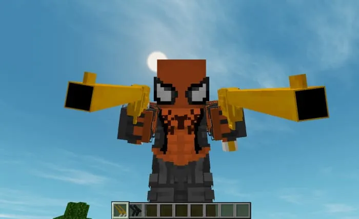 Player with revolvers