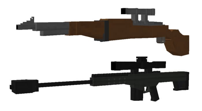 модельки снайперских винтовок