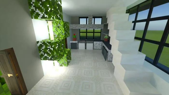 Stairs to the second floor