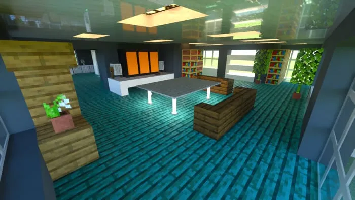 Large room with table