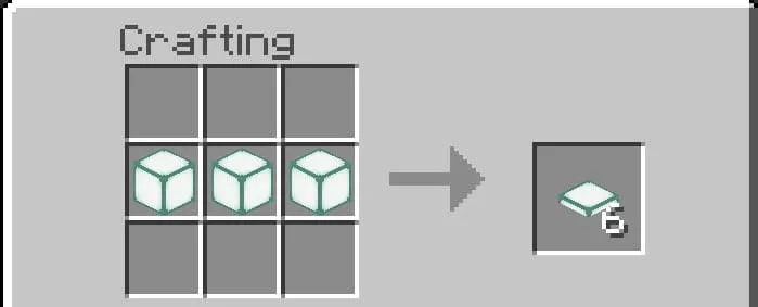 Crafting a white lamp