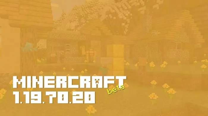 Minecraft 1.19.70.20
