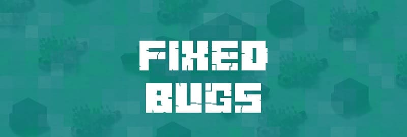 Bugs fixes in Minecraft 1.19.70.21