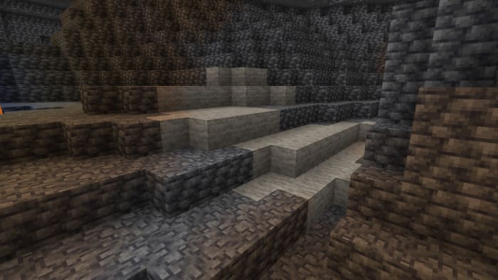 Новые блоки в пещерах