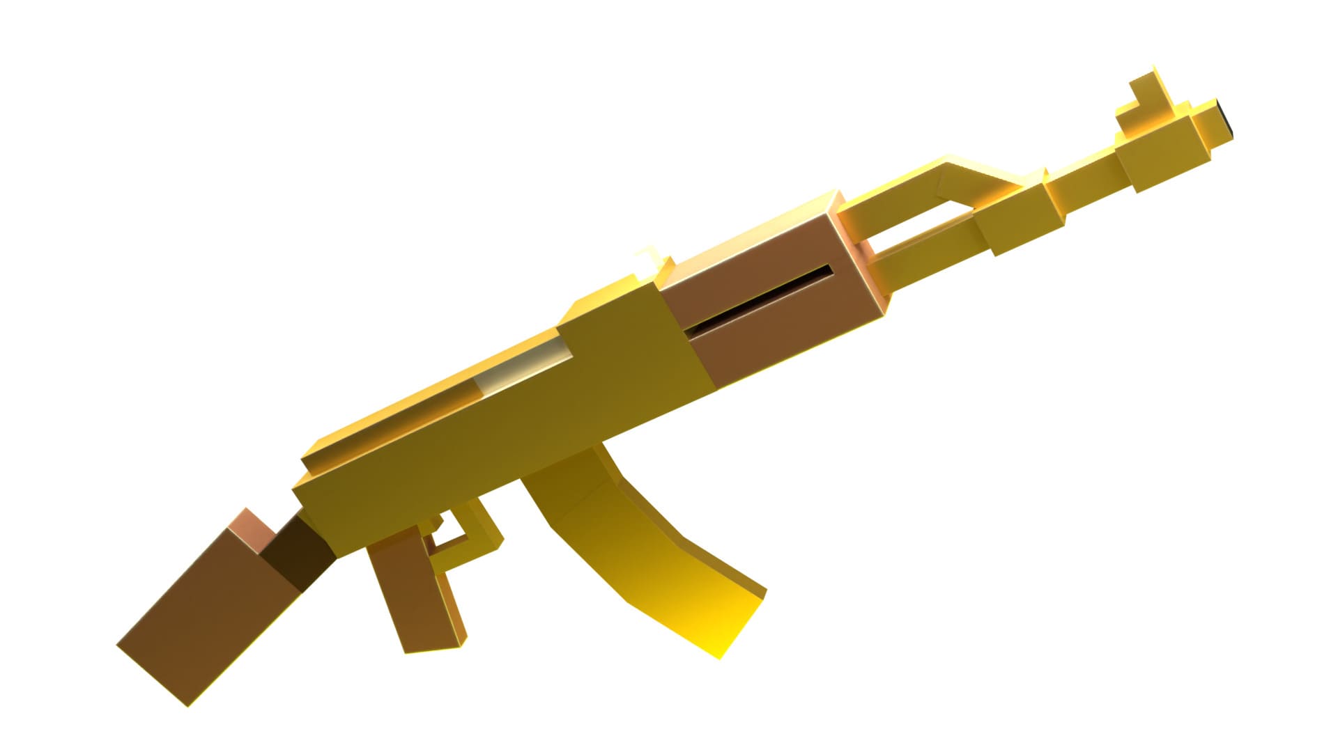 Модель золотого ак-47