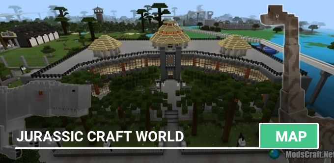 Map: Jurassic Craft World