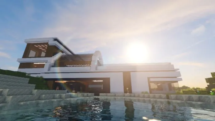 General view of the villa