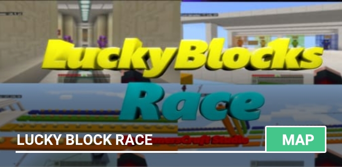 Lucky Block Race Map for MCPE APK + Mod for Android.