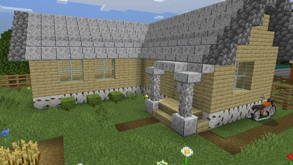 Beautiful birch house