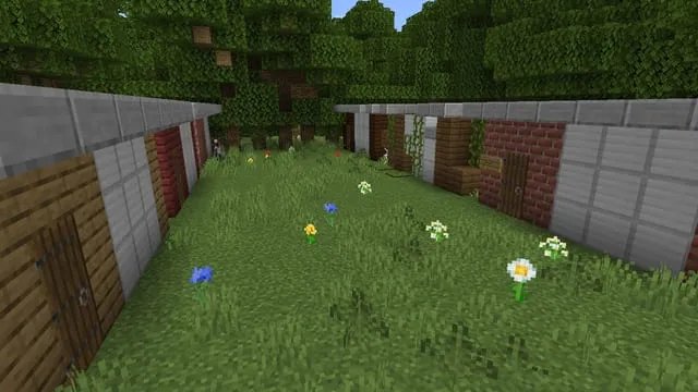 Garages near the forest