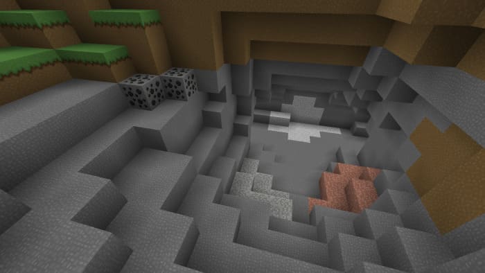 Текстуры блоков в пещере