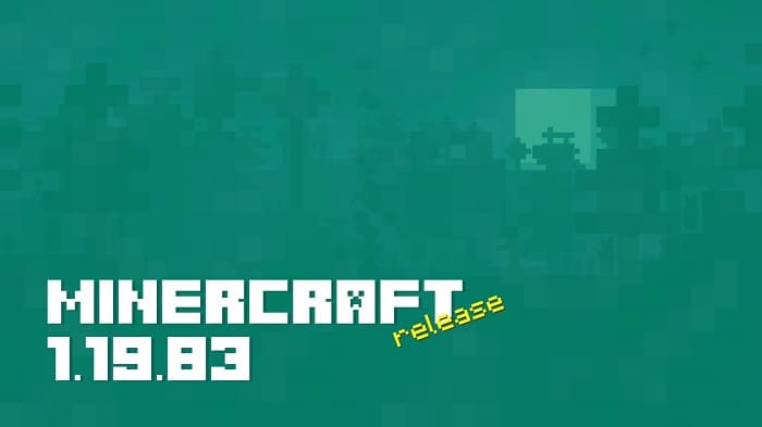 Fixed bugs in Minecraft 1.19.83