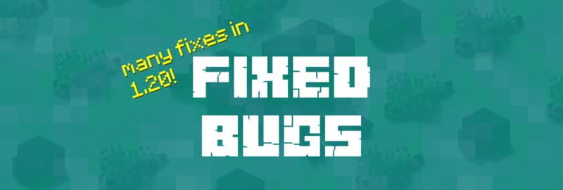 Fixed bugs in Minecraft 1.20.0.2
