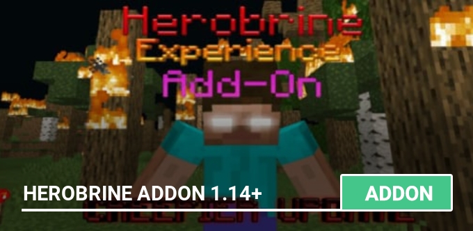 Friendly herobrine mod/add-on for Minecraft pocket edition Minecraft Mod