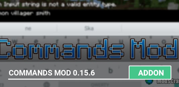 Mod: Commands Mod 0.15.6
