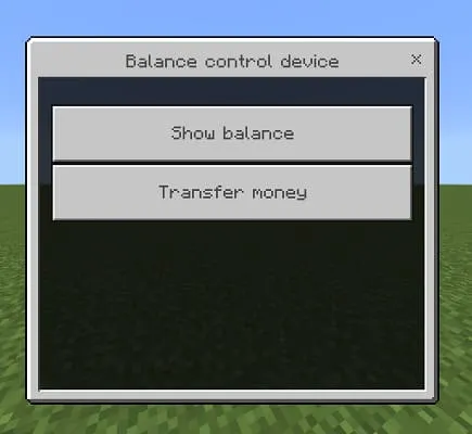 Balance control device