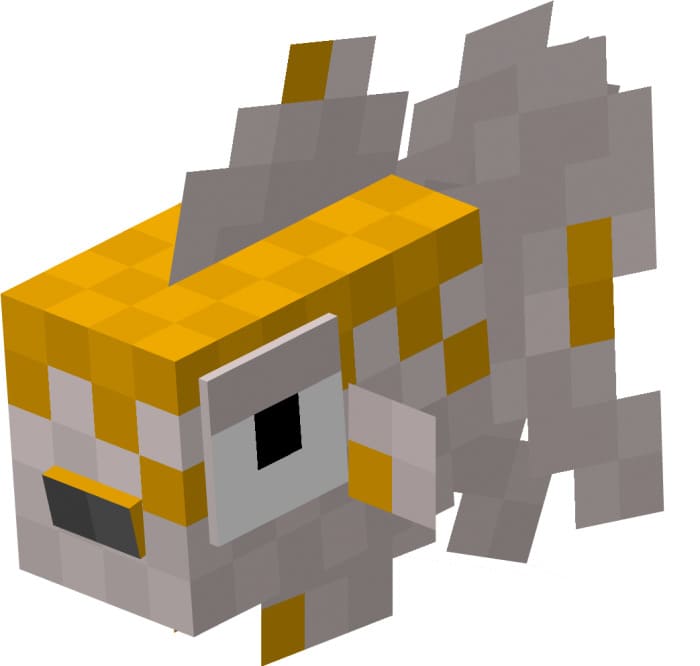 Желто-белая золотая рыбка