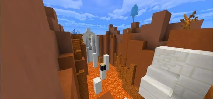 Type of location with lava