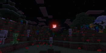 Скриншот кровавой Луны