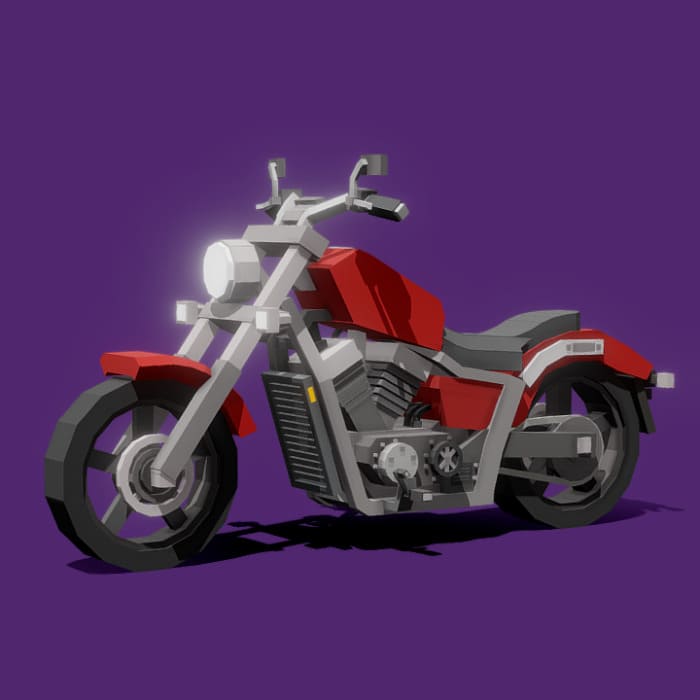Мотоцикль борлового цвета