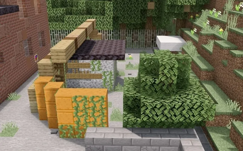 Screenshot from the map