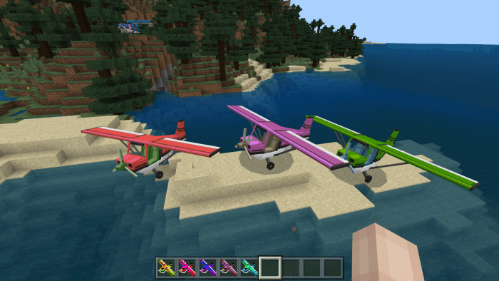 Самолеты на пляже