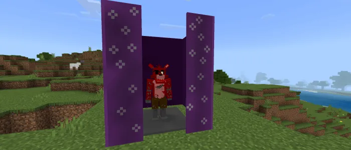 The stage for the animatronics