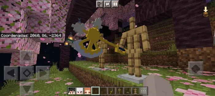 The axe in Manikin's hands