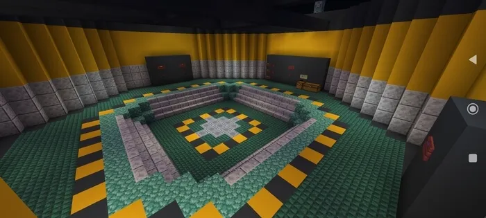 The starting room in the mini-game
